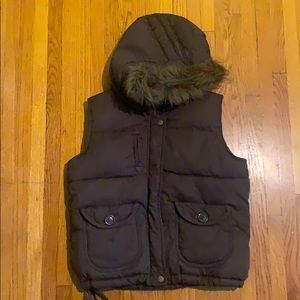 Brown Puffer Vest